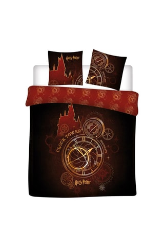 Conjunto de edredão Harry Potter - Bordô