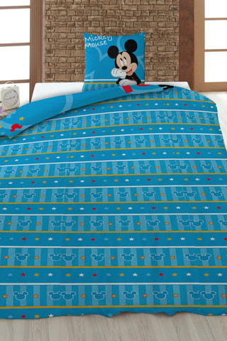 Conjunto de edredão Mickey Disney - Azul