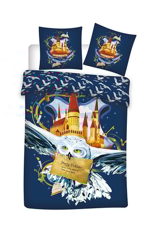 Conjunto de edredão Harry Potter - Azul