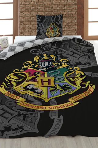 Conjunto de edredão Harry Potter - Cinzento e amarelo
