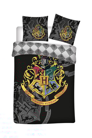 Conjunto de edredão Harry Potter - Cinzento e amarelo