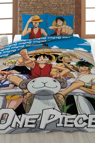 Conjunto de edredão em algodão 52 fios/cm² One Piece - Multicor