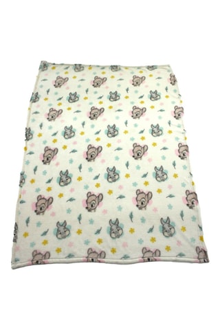 Manta Bambi e Tambor Disney - Bege - 110 x 150 cm