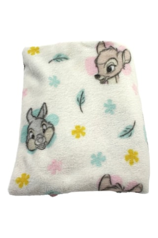 Manta Bambi e Tambor Disney - Bege - 110 x 150 cm
