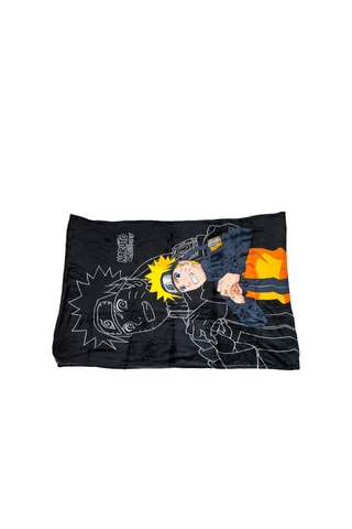 Manta Naruto - Preto - 110 x 150 cm