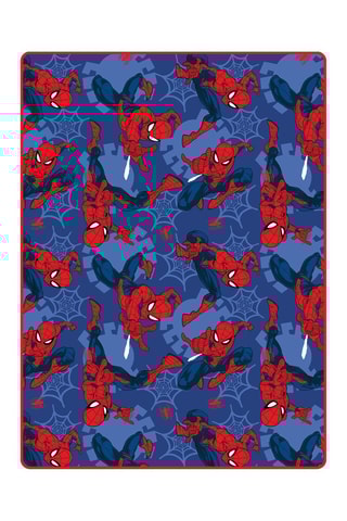 Manta Homem-aranha Os Vingadores Marvel - Vermelho e azul - 110 x 150 cm