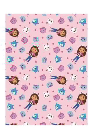 Manta Gabby e a Casa de Boneca - Rosa - 110 x 150 cm