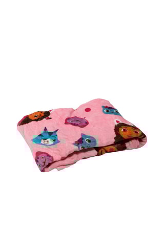 Manta Gabby e a Casa de Boneca - Rosa - 110 x 150 cm