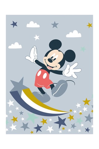 Manta Mickey Disney - Azul e vermelho - 110 x 150 cm