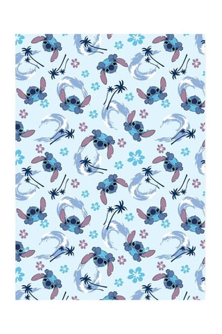Manta Lilo e Stitch Disney - Turquesa - 110 x 150 cm