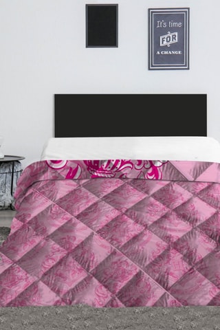Edredão Harry Potter - Rosa e branco