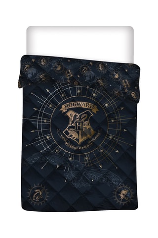 Edredão Harry Potter - Preto e dourado