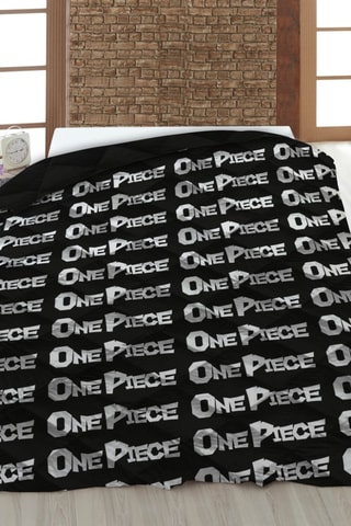 Edredão One Piece - Preto e cinzento