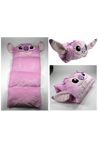 Almofada 3D Stitch Lilo e Stitch Disney - Lilás - 58 x 137 cm