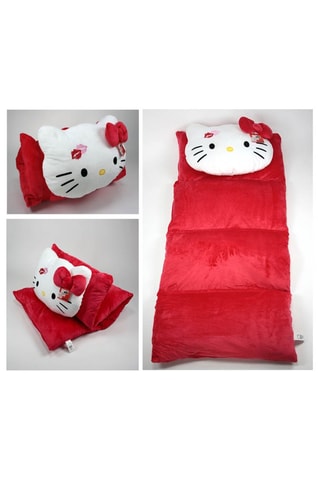 Almofada 3D Hello Kitty - Vermelho - 58 x 137 cm