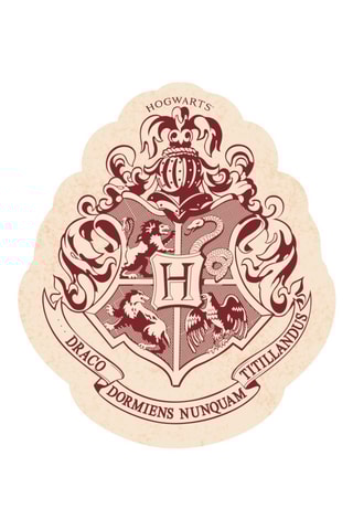 Almofada de viagem Harry Potter - Bordô e branco - 30 x 30 cm