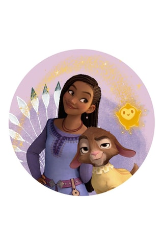 Almofada de viagem Wish Disney - Lilás - 35 x 35 cm