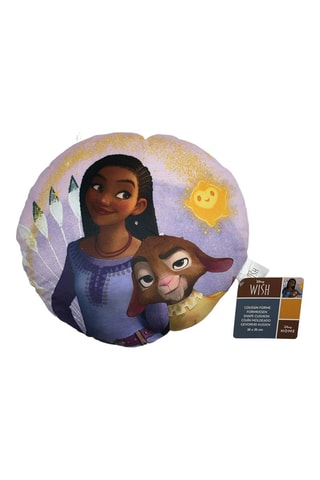 Almofada de viagem Wish Disney - Lilás - 35 x 35 cm