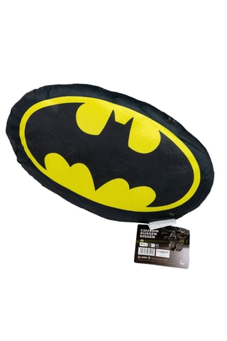 Almofada de viagem Batman A liga da Justiça Marvel - Preto - 30 x 30 cm