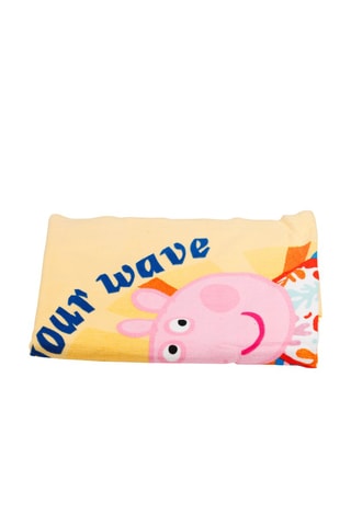 Toalha de praia Peppa Pig - Laranja e rosa - 70 x 140 cm