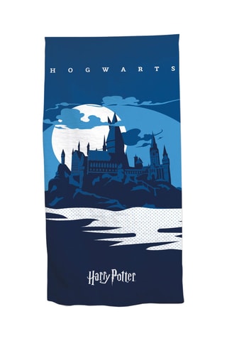 Toalha de praia Harry Potter - Azul - 70 x 140 cm
