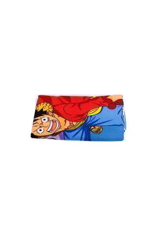 Toalha de praia Monkey D. Luffy One Piece - Azul - 70 x 140 cm