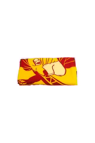 Toalha de praia Simba O Rei Leão Disney - Amarelo e laranja - 70 x 140 cm
