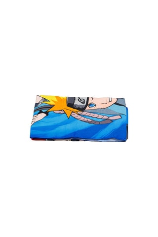 Toalha de praia Naruto - Azul e laranja - 70 x 140 cm