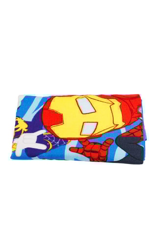 Toalha de praia Spidey e os seus amigos incríveis Marvel - Vermelho e azul - 70 x 140 cm