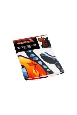 Toalha de praia Deadpool Marvel - Laranja e cinzento - 70 x 140 cm
