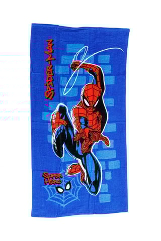 Toalha de praia Homem-aranha Os Vingadores Marvel - Azul e vermelho - 70 x 140 cm