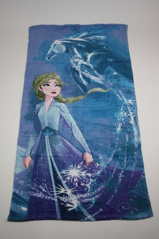 Toalha de praia Elsa Frozen Disney - Azul - 70 x 140 cm