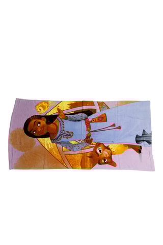 Toalha de praia Wish: Wish: O poder dos desejos Disney - Azul-celeste e amarelo - 70 x 140 cm