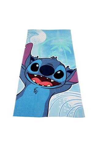Toalha de praia Stitch Lilo e Stich Disney - Azul - 70 x 140 cm