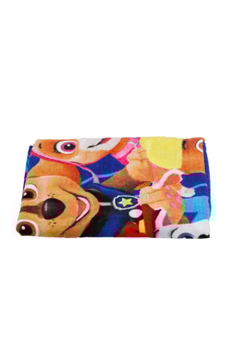 Toalha de praia Patrulha Pata - Azul e laranja - 70 x 140 cm