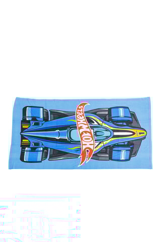 Toalha de praia Hot Weels - Azul - 70 x 140 cm