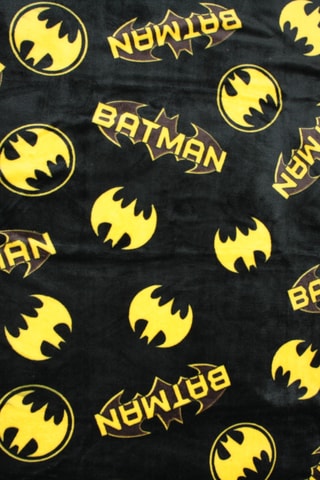 Manta Batman A Liga das Justiça DC Comics - Preto - 110 x 150 cm