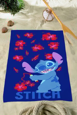 Toalha de praia Stitch Lilo & Stitch Disney - Azul - 90 x 170 cm