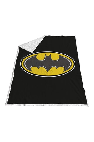 Manta Batman A Liga das Justiça DC Comics - Preto - 130 x 170 cm