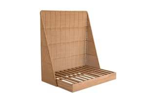 Canapé de jardin Tressa - Beige et vert