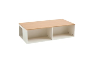Banc de rangement Polky - Naturel