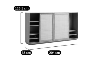 Meuble TV Palano - Naturel