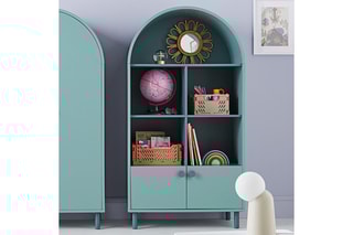 Bibliothèque enfant Archibalde - Vert grisé