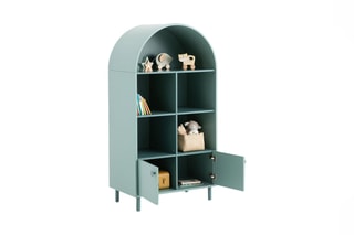 Bibliothèque enfant Archibalde - Vert grisé