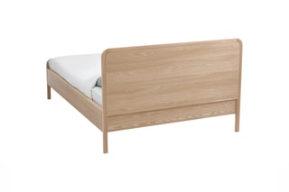 Lit avec sommier Esmara - 140 x 200 cm - Naturel et lin