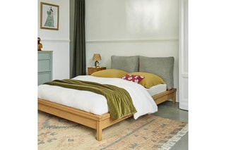 Lit avec sommier Gabin - 140 x 190 cm - Naturel
