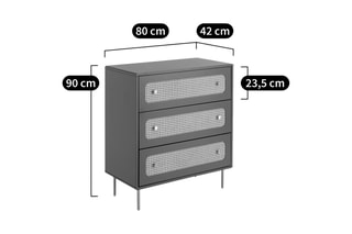Commode enfant Redpop - Vert grisé
