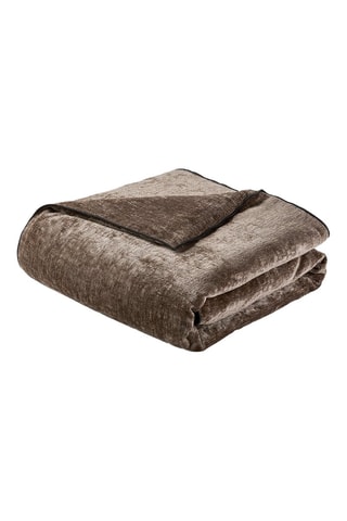 Velours Dekenhoes Alexane - Bruin