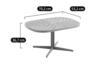 Table basse de jardin Kotanne - Galva