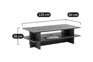 Salontafel Sugi - Zwart